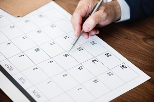 Calendar of events for the month of June 2019
